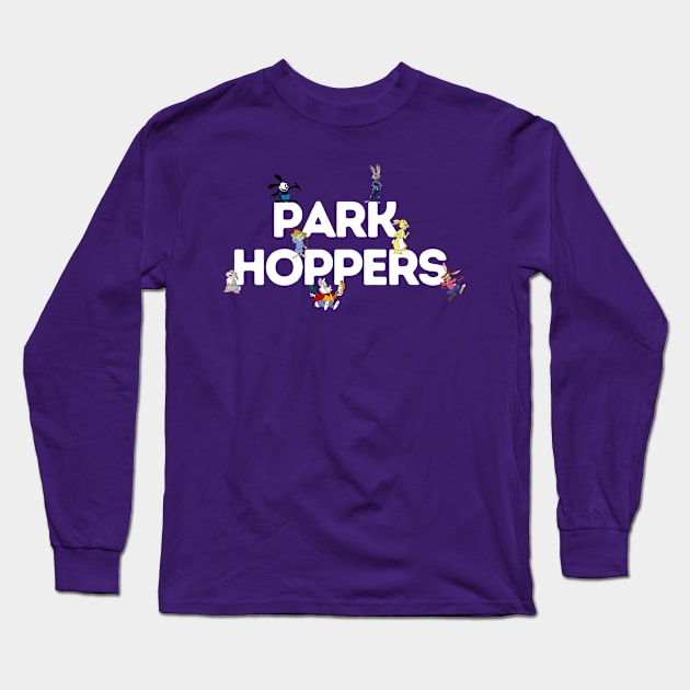 Park Hoppers 2 Long Sleeve T-Shirt by Travel Pages